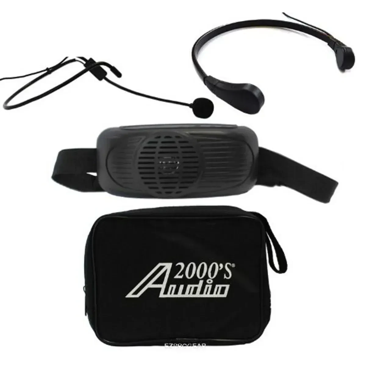 Audio 2000s AWP6202 7W Waist-Band PA System, Includes Headset Microphone, Black