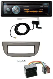 Pioneer Bluetooth DAB MP3 USB CD Autoradio für Renault Twingo 07-14 beige-grau
