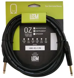 Инструментальный кабель Leem LRG-X2-3 3 м