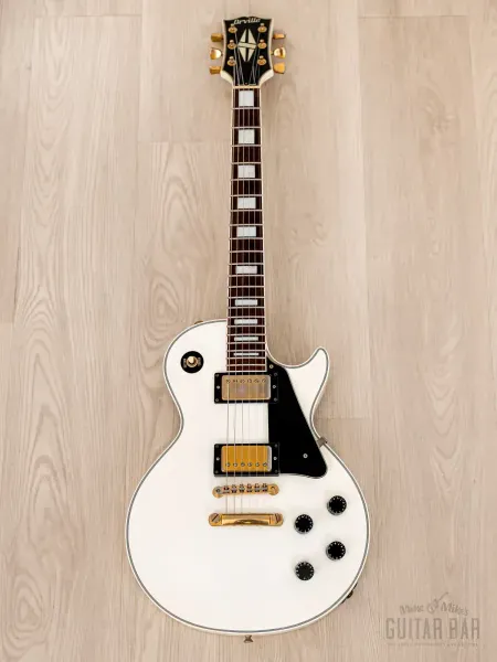 Электрогитара Orville Les Paul Custom LPC-75 HH Alpine White w/gigbag Japan 1998