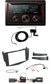 Pioneer 2DIN Lenkrad DAB USB CD Bluetooth Autoradio für Mercedes C W204 Aktivsys