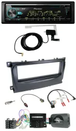 Pioneer MP3 Lenkrad CD USB DAB Autoradio für Ford C-Max Can 07-10 Focus schwarz