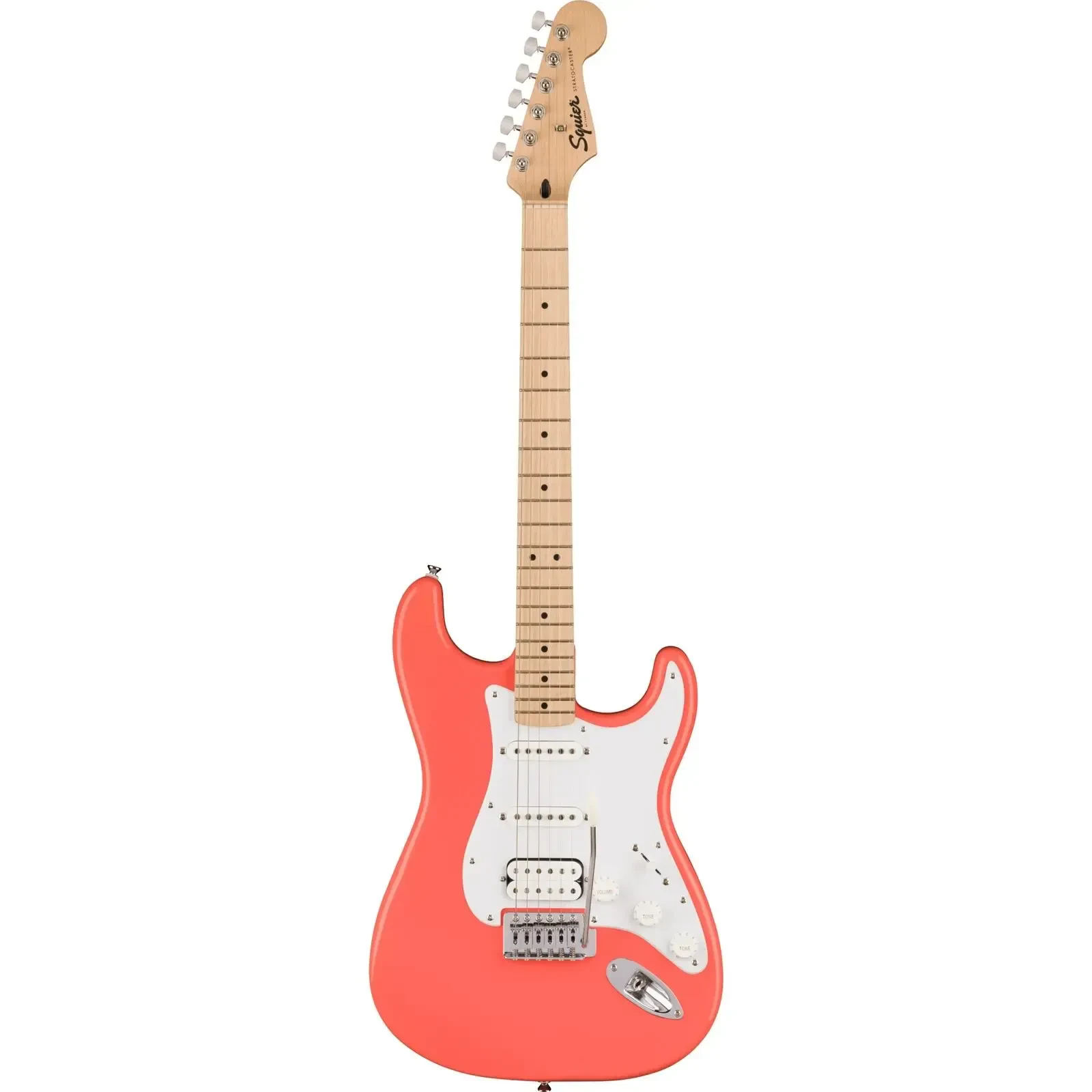 Электрогитара Squier by Fender Sonic Stratocaster HSS Maple FB Tahitian Coral
