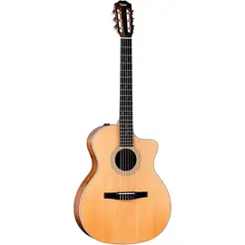 Классическая гитара с подключением Taylor 214ce-N Grand Auditorium Nylon-String Acoustic-Electric Guitar Natural