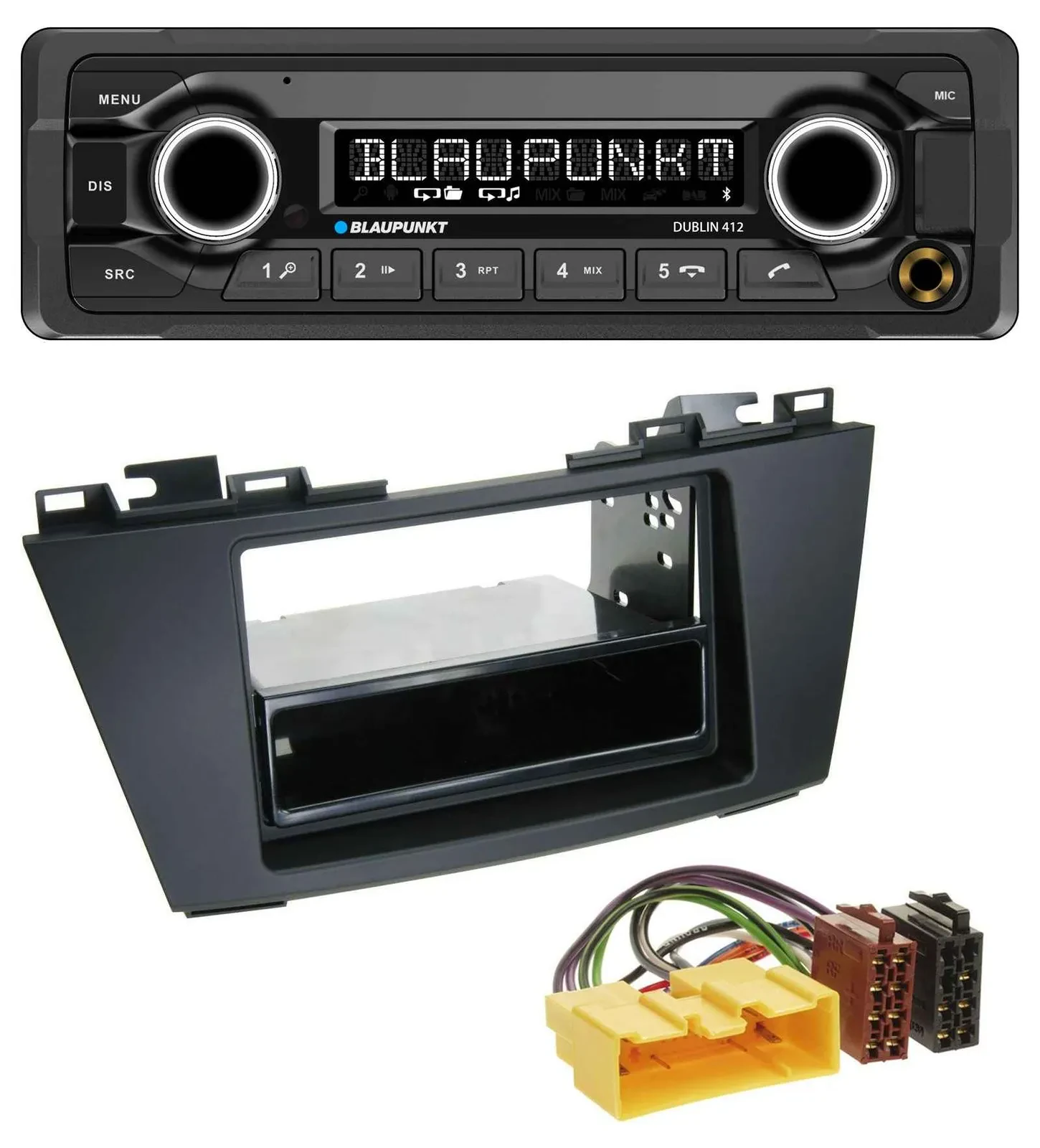 Blaupunkt MP3 Bluetooth USB AUX Autoradio für Mazda 5 (ab 2010)