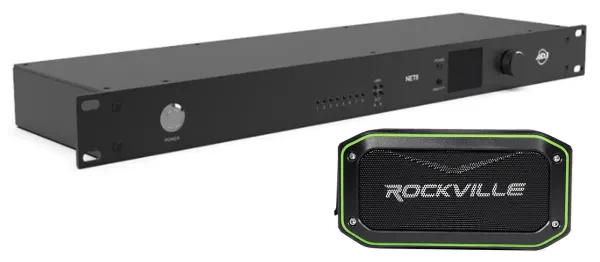 American DJ ADJ NET 8 RDM/ArtNet /sACN XLR RJ45 8-Port DMX/Ethernet Node+Speaker