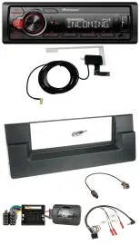 Pioneer USB Lenkrad DAB Bluetooth Autoradio für BMW 5er E39 2001-2004 Quadlock