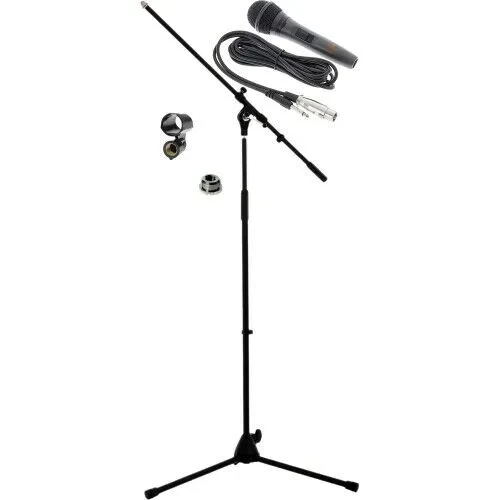 KORN KM-505 S Mikrofon + Stativ + Klammer + Kabel Set | Neu