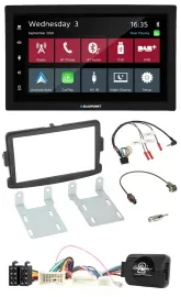 Blaupunkt DAB Bluetooth USB Lenkrad 2DIN Autoradio für Dacia Sandero ab 2013 sch