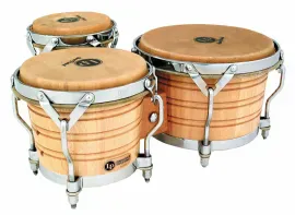 LP Latin Percussion Generation III Triple Wood Bongos Set