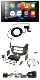 Автомагнитола Pioneer 2 DIN USB Bluetooth DAB для Honda Jazz (с 2014), тёмно-серая