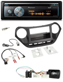 Автомагнитола Pioneer CD DAB USB Bluetooth для Hyundai i10 (с 2014) черный