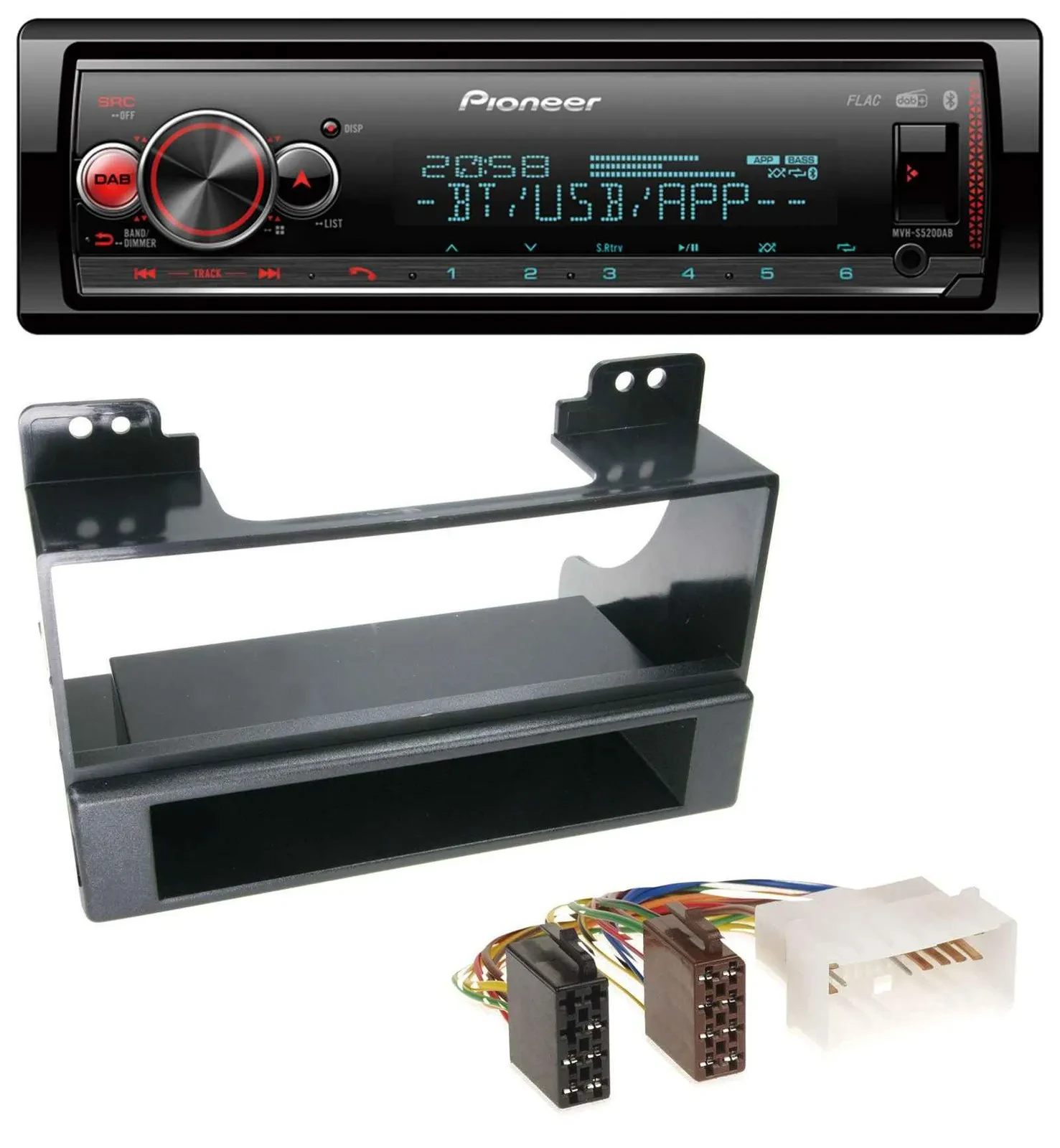 Автомагнитола для Kia Carnival (с 2006) Pioneer Bluetooth, USB, MP3, DAB