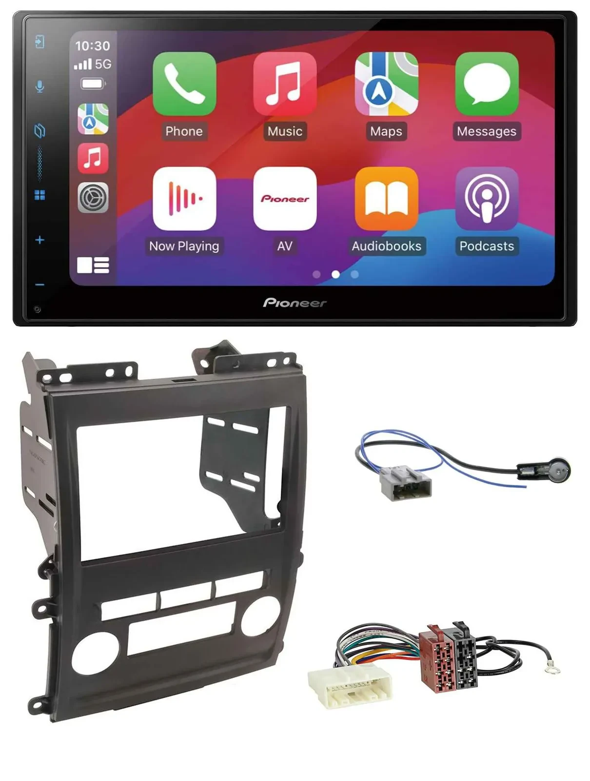 Автомагнитола Pioneer 2DIN, DAB, USB, MP3, Bluetooth для Nissan Xterra 2009–2011