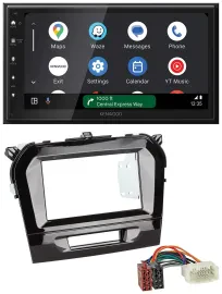 Kenwood DAB Bluetooth USB MP3 2DIN Autoradio für Suzuki Vitara (ab 2015)