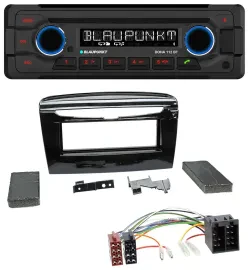 Blaupunkt AUX MP3 CD Bluetooth USB Autoradio für Lancia Y ab 12 schwarz glänzend