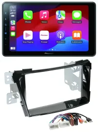 Pioneer Bluetooth 2DIN USB MP3 DAB Autoradio für Hyundai i40 ab 11 VF Klavierlac