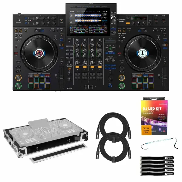 AlphaTheta XDJ-AZ All-in-One DJ Controller System w Show Case Package