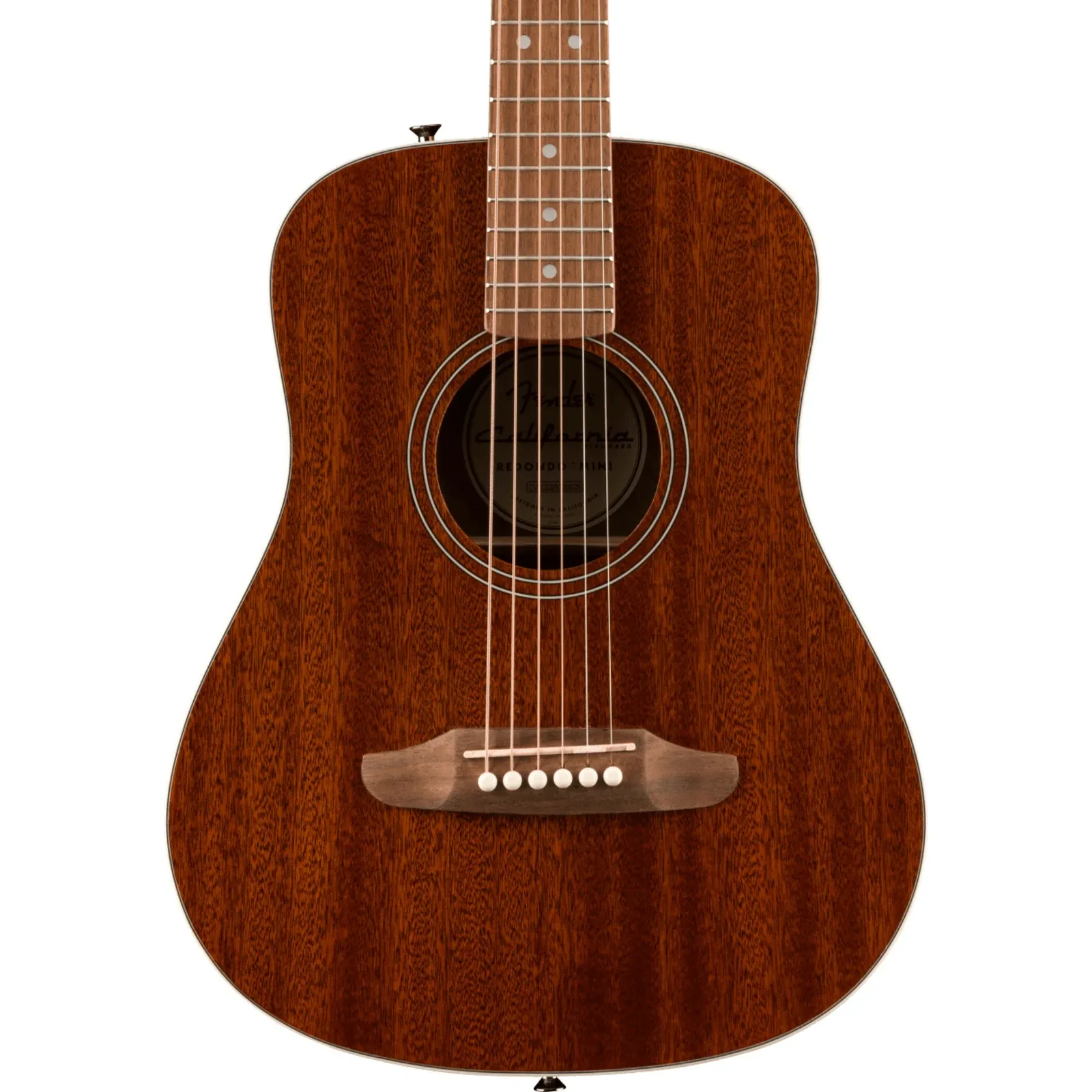 Fender California Standard Redondo Mini Dreadnought Acoustic Guitar, Natural