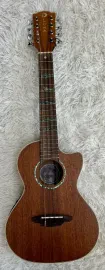Luna Guitars Luna Uke HTT 8 High Tide Tenor 8 String Mahogany Acoustic Electric Ukulele w/Bag