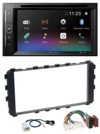 Pioneer Bluetooth MP3 USB 2DIN DAB DVD Autoradio für Toyota Yaris 2006-2011 OEM-