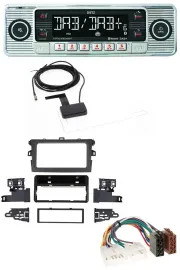Автомагнитола для Toyota Corolla 2009–2012 Dietz Bluetooth USB MP3 DAB серебристая