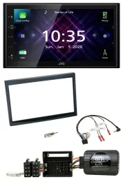 Автомагнитола JVC 2-DIN DAB, Bluetooth, USB для Citroen C2/C3/Berlingo/Jumpy