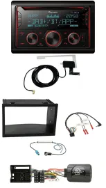 Pioneer 2DIN Lenkrad DAB USB CD Bluetooth Autoradio für VW Polo Passat Quadlock