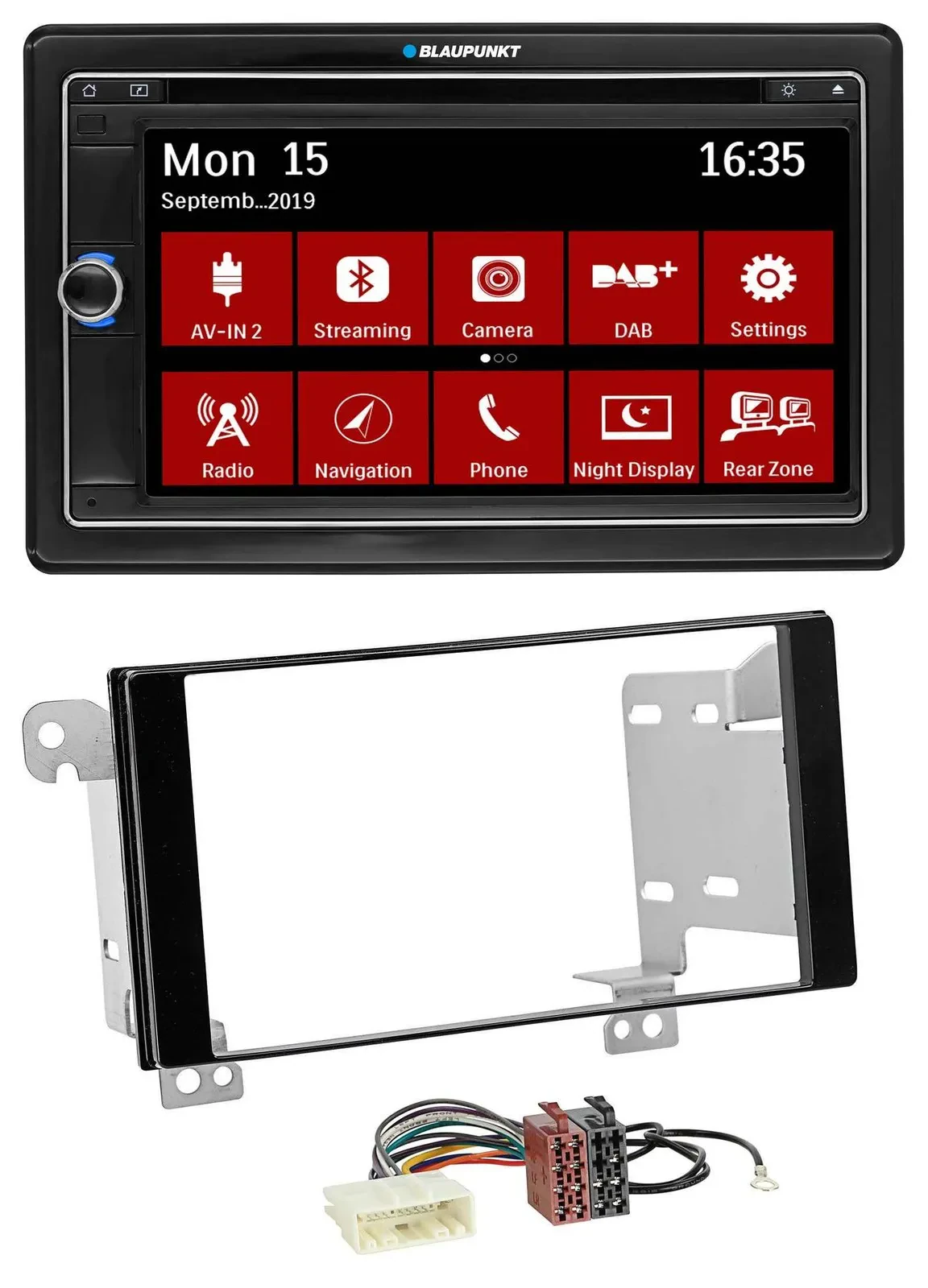 Автомагнитола для Subaru Forester/Impreza Blaupunkt 2 DIN, Bluetooth, DAB, USB, DVD, MP3