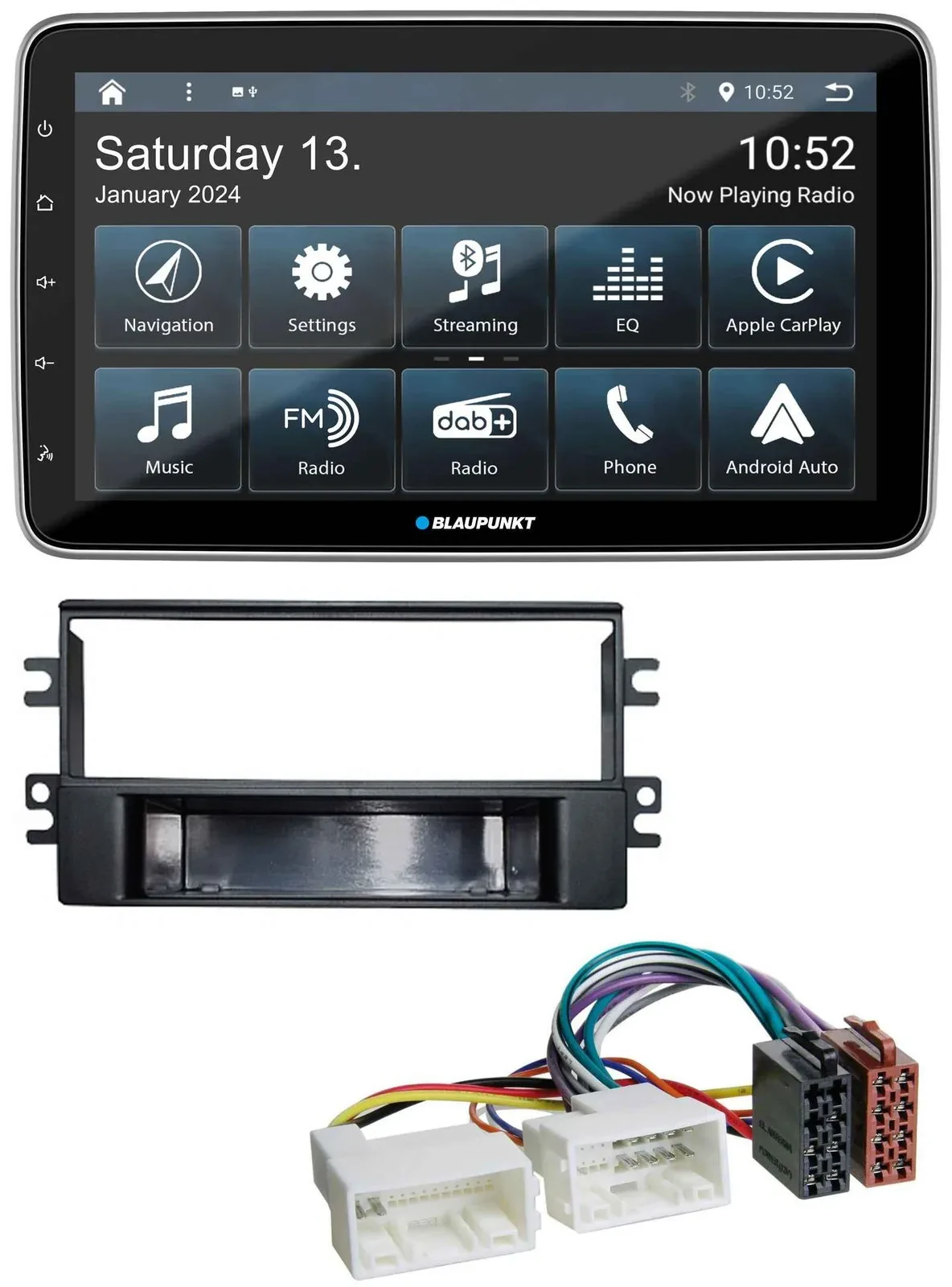 Blaupunkt USB DAB SD MP3 Bluetooth Autoradio für Kia Carens (ab 2007)