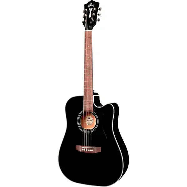 Электроакустическая гитара Guild D-140CE Westerly Collection Dreadnought Acoustic-Electric Guitar Black