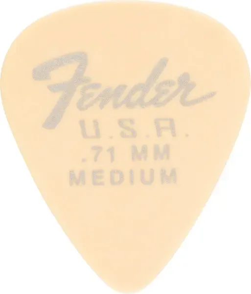 Медиаторы Fender 351 Dura-Tone .71 12-Pack, Olympic White