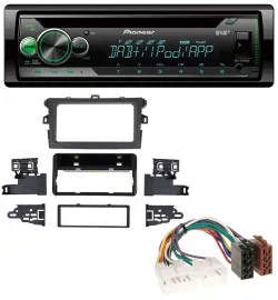 Автомагнитола Pioneer для Toyota Corolla (2009–2012) CD, USB, AUX, DAB, серебристая