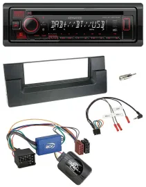 Kenwood Lenkrad CD USB Bluetooth DAB Autoradio für BMW 5er E39 1996-2004 Aktivsy
