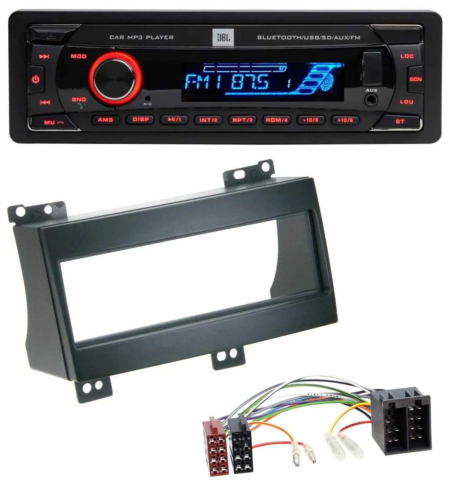 JBL AUX MP3 USB Bluetooth SD Autoradio für Kia Ceed (2007-2009)