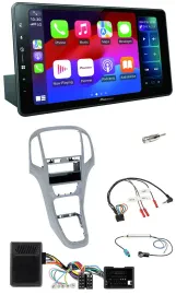 Pioneer Bluetooth DAB Lenkrad USB Autoradio für Opel Astra J 09-16 Platin silber