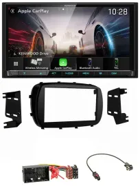 Kenwood MP3 2DIN USB DAB Bluetooth Autoradio für Fiat 500X (ab 2015)