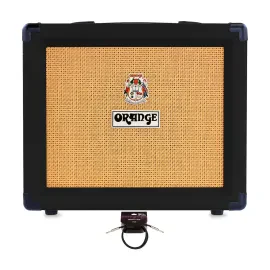 Orange Amps 20 Watt Black CRUSH 20 RT and 10 Feet TS Guitar Cable Bundle