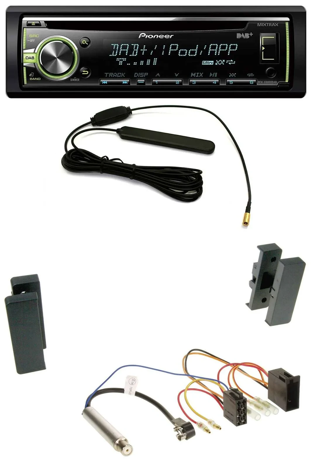 Автомагнитола Pioneer MP3 USB CD DAB AUX, для Seat Leon/Toledo (1998–2006)