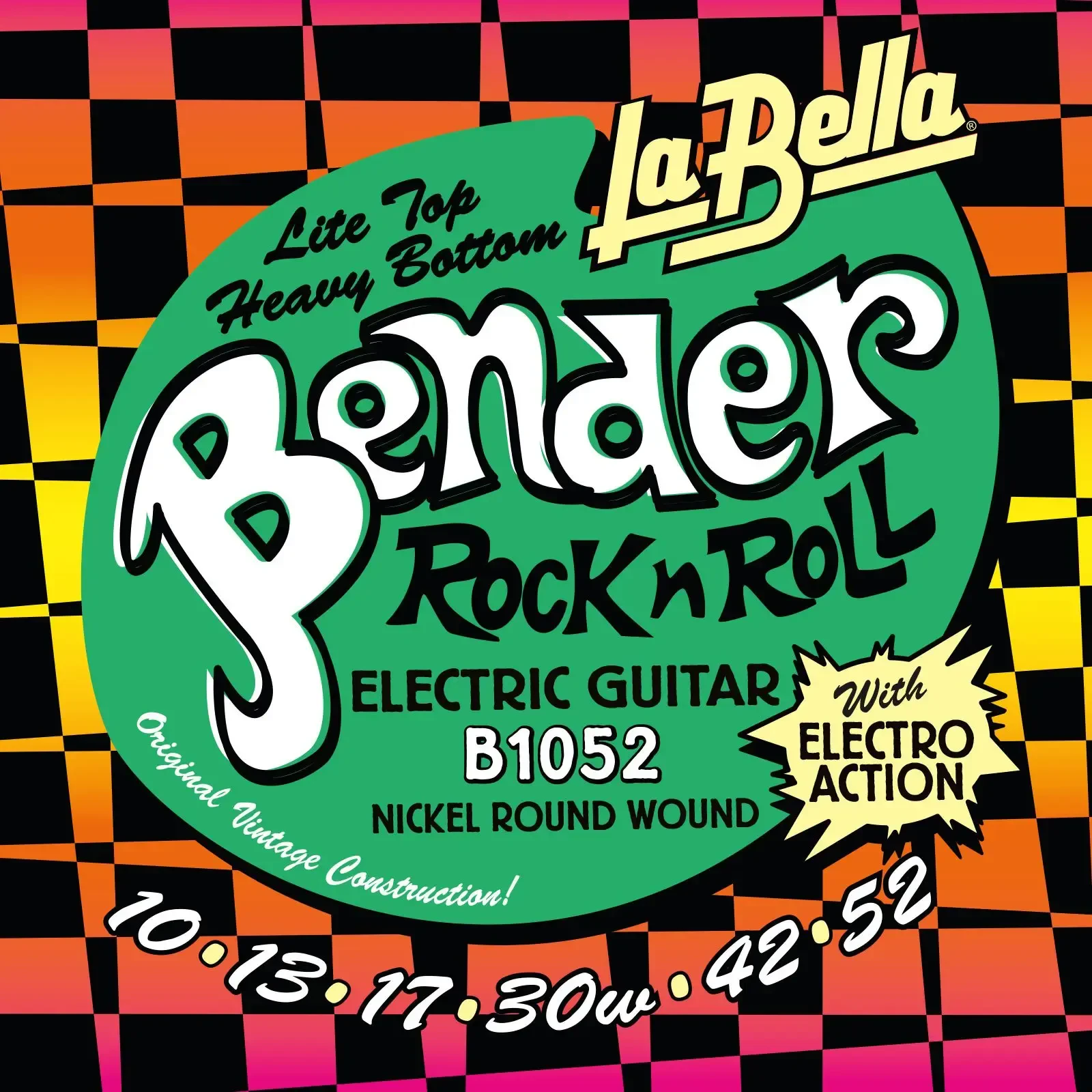 Струны для электрогитары La Bella B1052 The Bender 10-52