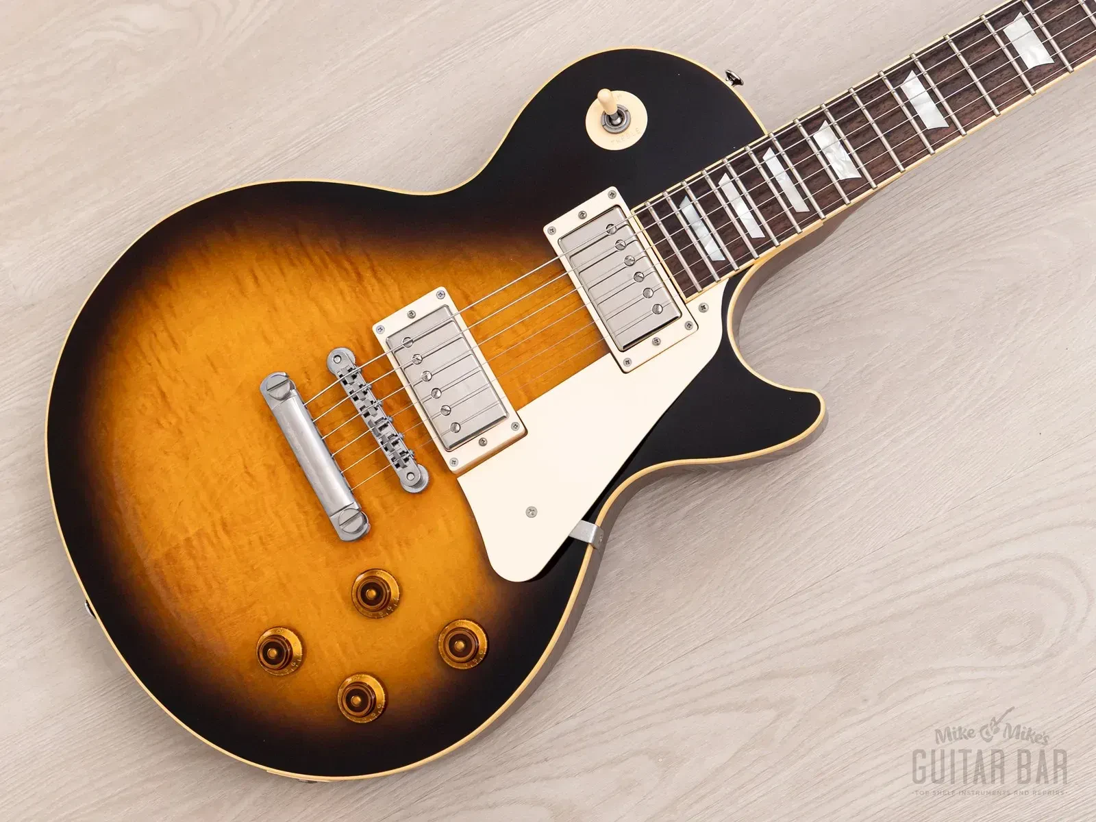 2008 Epiphone Elitist Les Paul Standard Plus Vintage Sunburst, Near-Mint w/ Case