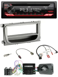 JVC CD DAB USB Bluetooth Lenkrad Autoradio für Ford Focus Galaxy C-Max Can ab 20