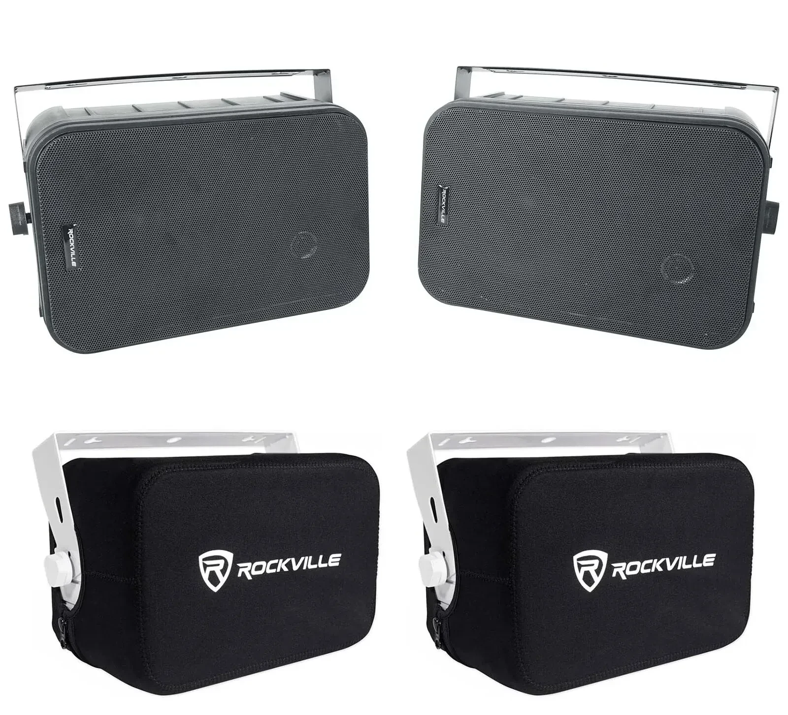 Настенная акустика Rockville HP65S Black с чехлом (пара)