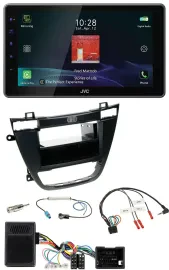 JVC DAB Lenkrad Bluetooth USB Autoradio für Opel Insignia ab 08 schwarz