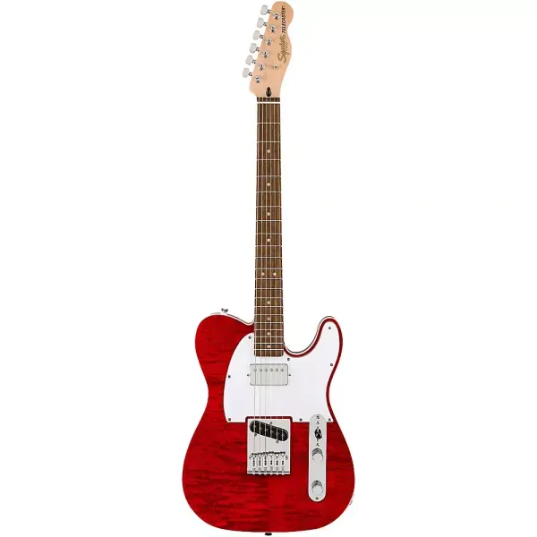 Электрогитара Squier by Fender Affinity Telecaster FMT SH Crimson Red Transparent