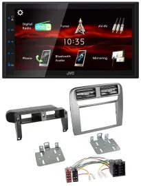 JVC USB Bluetooth MP3 DAB 2DIN Autoradio für Fiat Grande Punto 05-09 anthrazit m