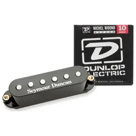 Звукосниматель для электрогитары Seymour Duncan STK-S6 Custom Stack Plus Strat черный (с комплектом струн)