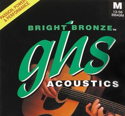 Струны для акустической гитары GHS BB40M 13-56, бронза