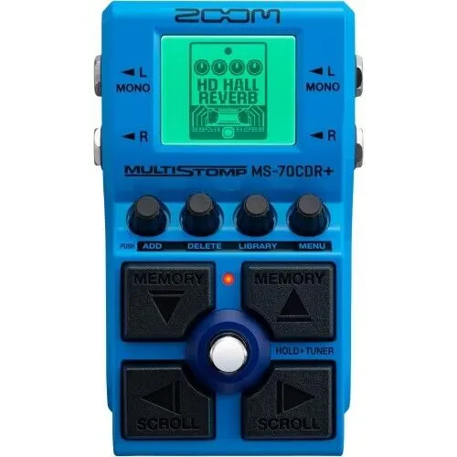 Zoom MS-70CDR+ Chorus, Delays, & Reverbs - педаль эффектов для электрогитары