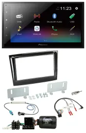 Pioneer USB Bluetooth DAB 2DIN Lenkrad Autoradio für Fiat Doblo VDO ab 2015 pian